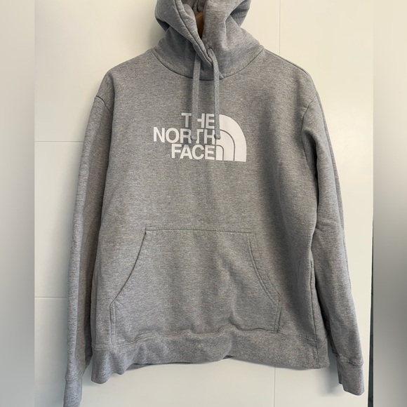 The North Face Tops - The North Face Grey Hoodie, size large (mens). See description.